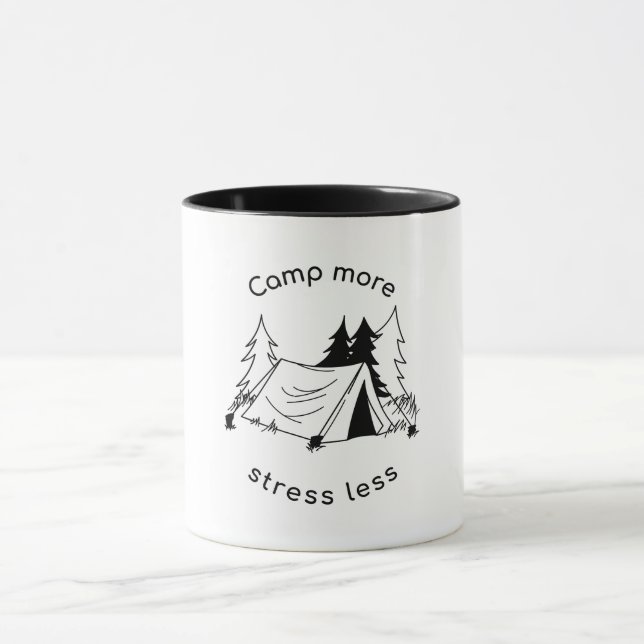 Taza Acampar menos estrés (Centro)