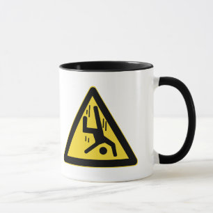 Taza Acantilado del peligro, Rótulo del chino