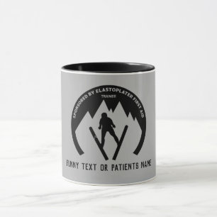 Taza Accidente de esquí se recuperan pronto Gran Café