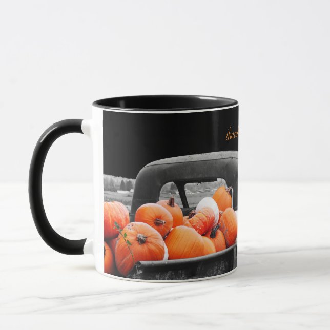 Taza Acción de Gracias Blesss Mug Black (Izquierda)