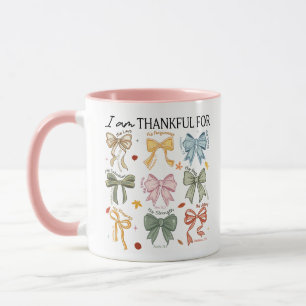 Taza Acción de Gracias Cristiana Caída
