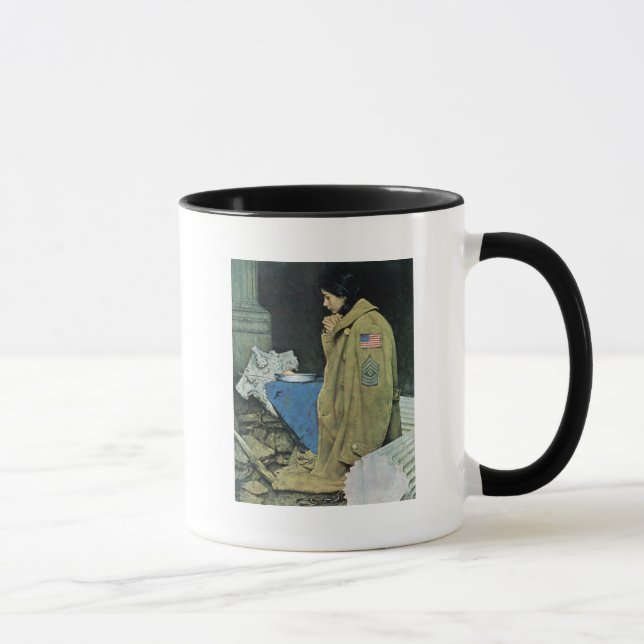 Taza Acción de gracias del refugiado (Derecha)