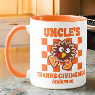Taza Acción de Gracias del tío personalizado