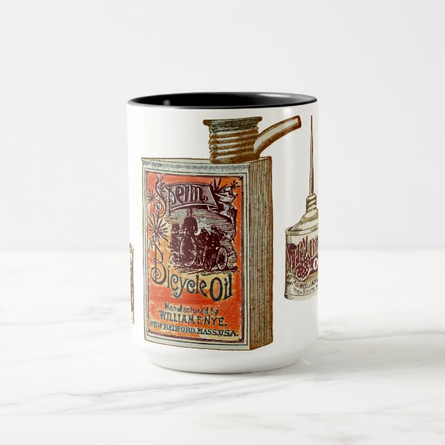 Taza Aceite de esperma para bicicletas de época diverti (Centro)