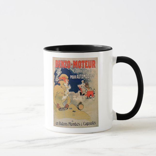 Taza Aceite de motor "benzo-Moteur" de la publicidad de (Derecha)