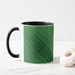 Taza Aceptación | Patrón de boho ecléctico verde