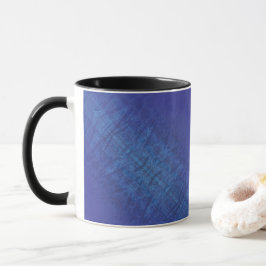 Taza Aceptación | Patrón Shibori Violeta Azul Índigo