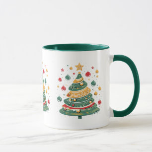 Taza "¡Acepten la alegría de los Navidades!"