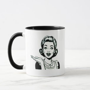 Taza Acerca del café interior Mug