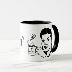 Taza ACMT tiene veneno - impresión en negro