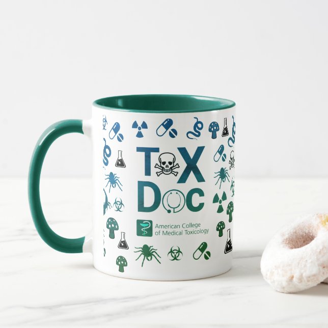 Taza ACMT Tox Doc Mug Green (Con donut)