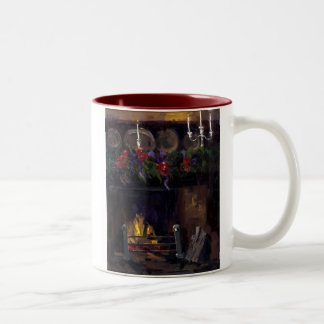 Taza acogedora del incendio doméstico