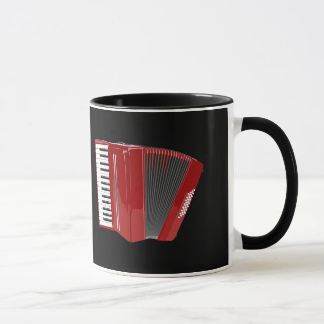 Taza Acordeón: El acordeón rojo (Derecha)