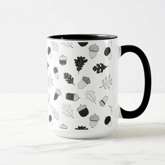 Taza Acornos y hojas (Derecha)