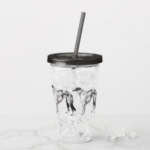 Taza Acrílica Borzoi de Martynow