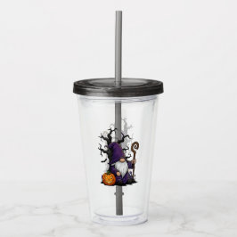 Taza Acrílica Gnomo de Halloween