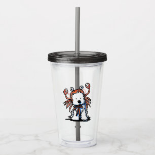 Taza Acrílica KiniArt Cancer Westie
