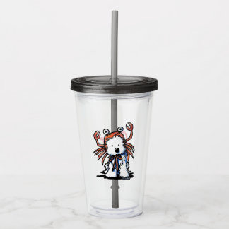 Taza Acrílica KiniArt Cancer Westie