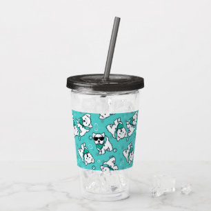 Taza Acrílica KiniArt Cutieface Westies
