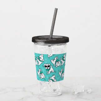 Taza Acrílica KiniArt Cutieface Westies