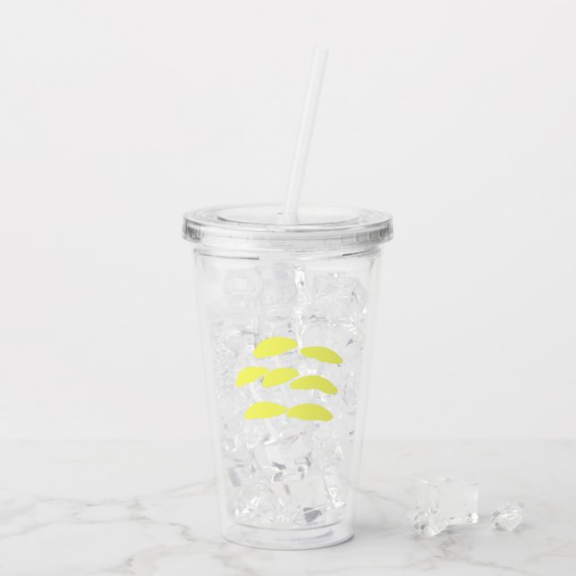 Taza Acrílica Ostra Dorada (Reverso (hielo))