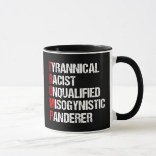 Taza Acrónimo contra Trump