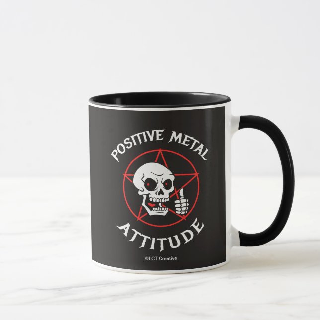 Taza Actitud Metalizado positiva (Derecha)