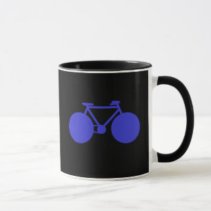 Taza actitud verde de bicicleta
