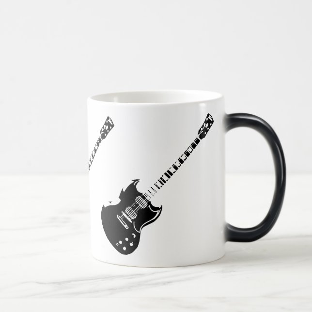 Taza activada calor de la guitarra que aparece (Derecha)
