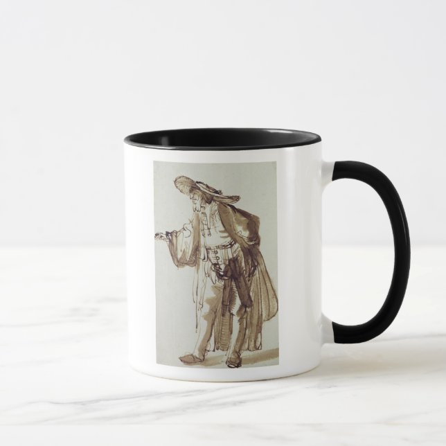 Taza Actor con un gorra Amplio-bordeado (Derecha)