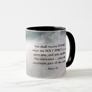 Taza Actos 1:8 Usted recibirá POWER Bible Verse