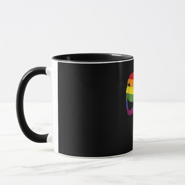 Taza Actriz gay LGBT de teatro Rainbow (Izquierda)