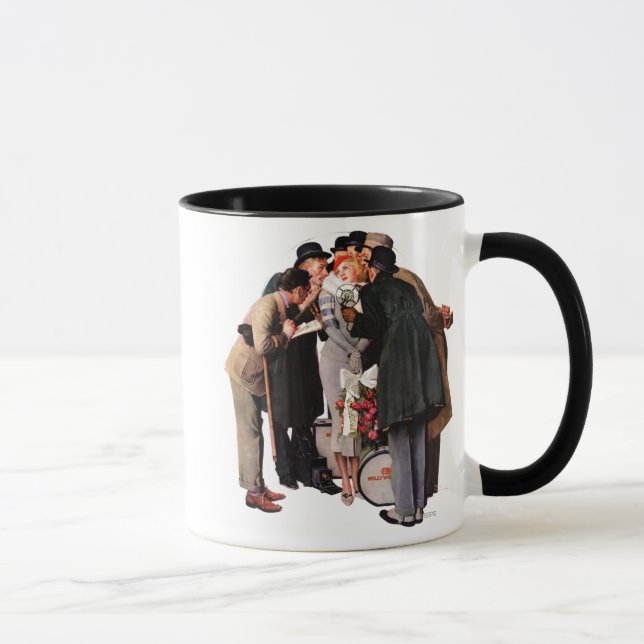 Taza Actriz joven de Hollywood (Derecha)
