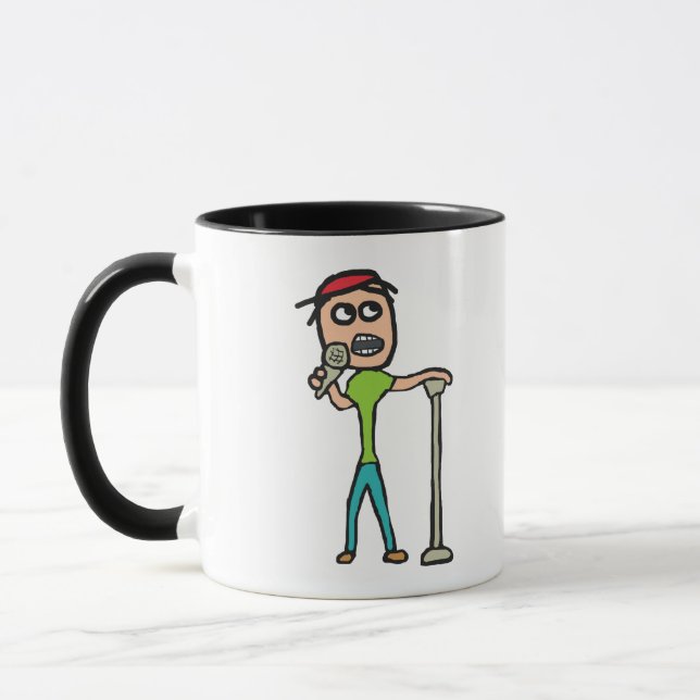 Taza Actuar como comedia (Izquierda)