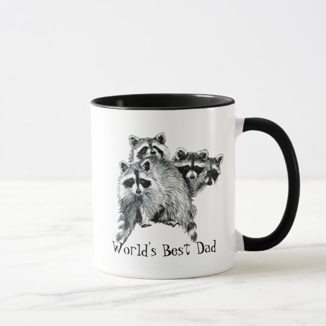 Taza Acuarela, bicicleta, mejor papá (Derecha)