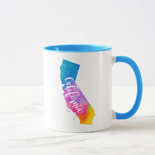 Taza Acuarela California (Derecha)