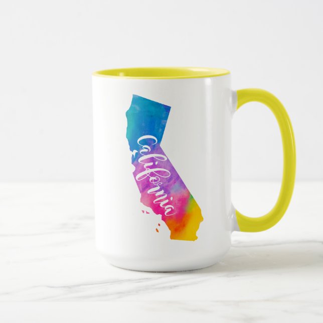 Taza Acuarela California (Derecha)