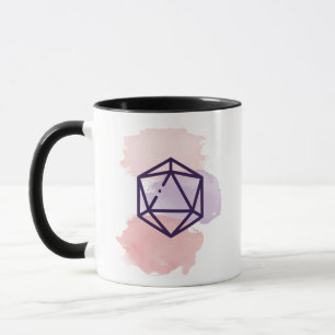 Taza Acuarela d20 Mug