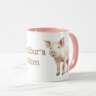 Taza Acuarela de cerdito