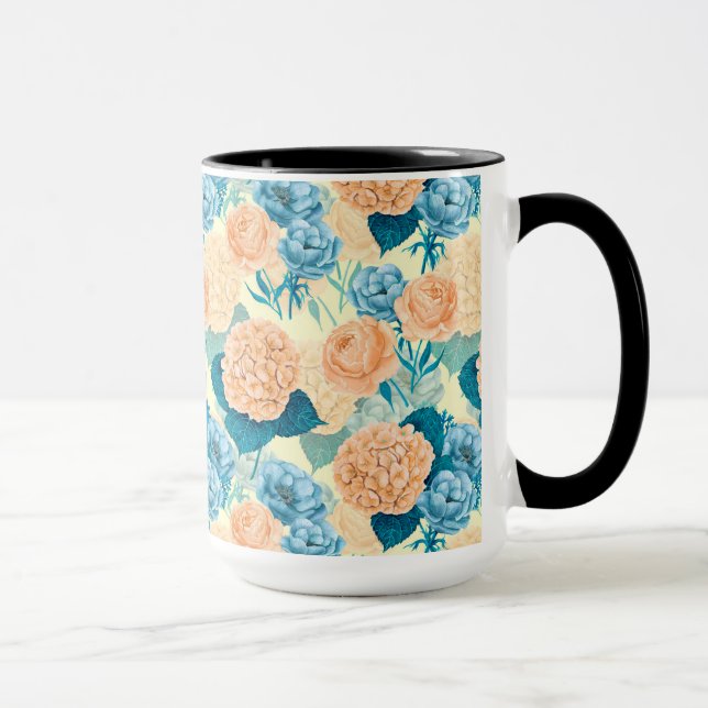 Taza Acuarela de jardín de primavera (Derecha)
