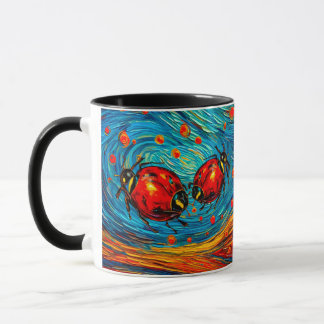 Taza Acuarela de Ladybug