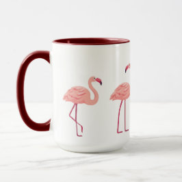 Taza Acuarela Flamingos Mug