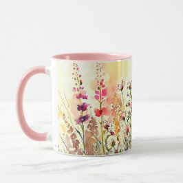 Taza Acuarela Floral/Flor Mug