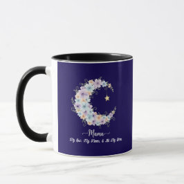 Taza Acuarela Floral Luna Mamá