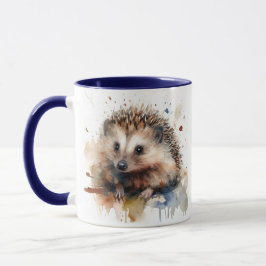 Taza Acuarela Hedgehog mug