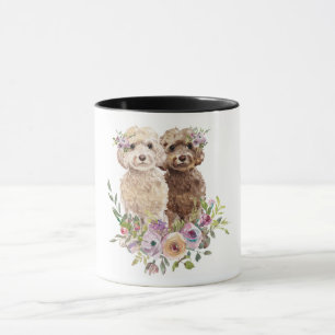Taza Acuarela Labradoodle/Goldendoodle