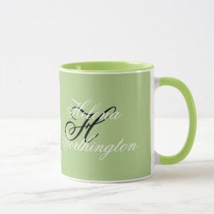 Taza Acuarela moderna de árboles nevados de colores