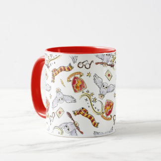 Taza Acuarela Patrón de HEDWIG de GRYFFINDOR™