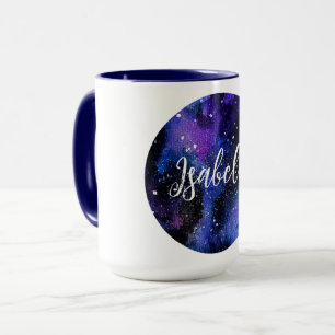 Taza Acuarela Purple Universo