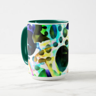 Taza Acuarela rústica con agujeros y recortes